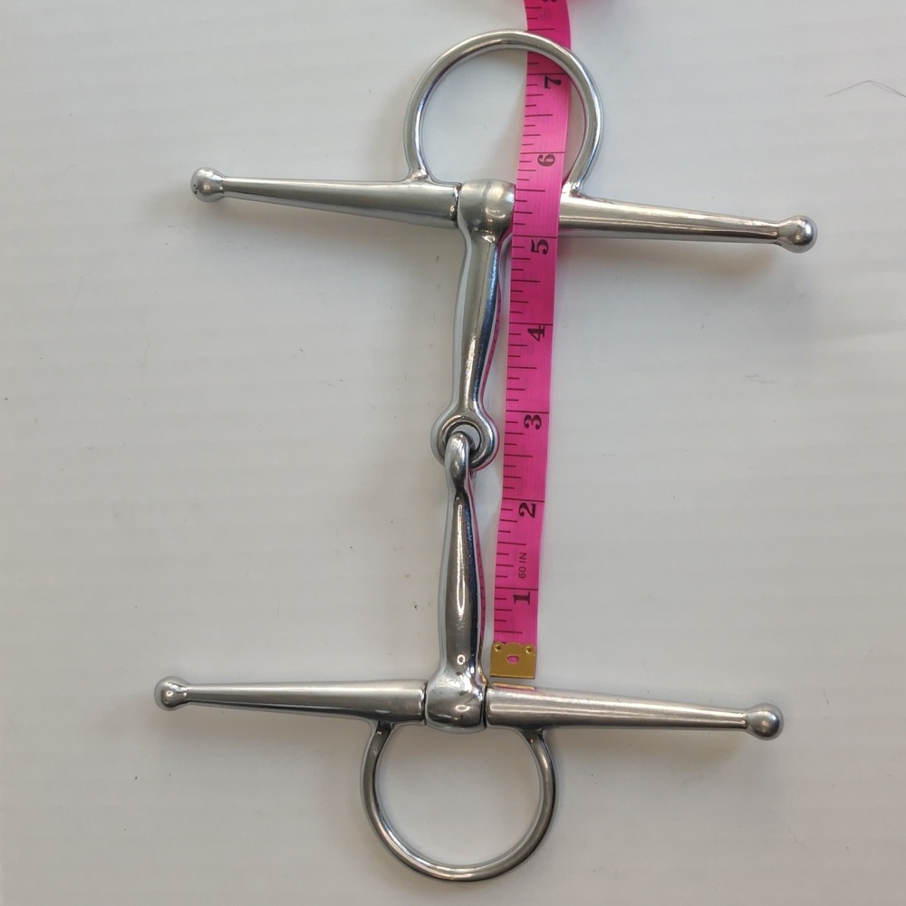 Full cheek snaffle bit, 5" - Picture 2 of 2